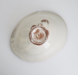 画像3: 荒賀文成：粉引六寸馬たらい鉢