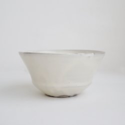 画像1: 荒賀文成：粉引馬たらい小どんぶり