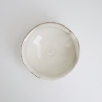 荒賀文成：粉引馬たらい小皿