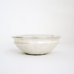 画像2: 荒賀文成：粉引馬たらい小皿