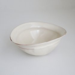画像5: 荒賀文成：粉引五寸馬たらい鉢