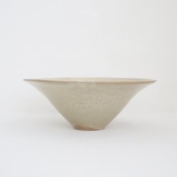 画像1: 荒賀文成：ひび粉引六寸鉢