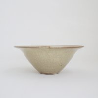 荒賀文成：ひび粉引五寸鉢