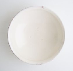 画像1: 荒賀文成：粉引6寸馬たらい皿