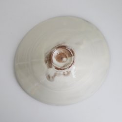 画像3: 荒賀文成：粉引七寸つば鉢