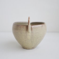 画像4: 荒賀文成：ひび粉引ネズミ片口