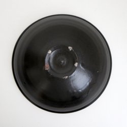 画像3: 荒賀文成：黒釉七寸馬たらい皿