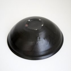 画像4: 荒賀文成：黒釉七寸馬たらい皿