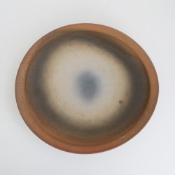 画像1: 荒賀文成：焼〆七寸馬たらい鉢（b）