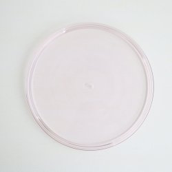 画像1: 有永浩太：平皿盆7寸 ウスベニ