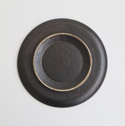 画像3: 土井康治朗：黒金釉5寸プレート皿