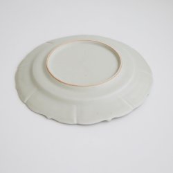 画像4: 土井善男：緑白釉6.5寸稜花皿