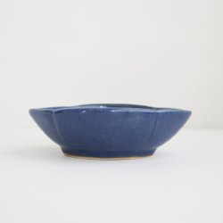 画像2: 土井善男：木瓜小鉢 紺青