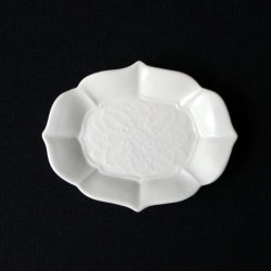 画像1: 今村製陶：古陶陶唐草文豆皿