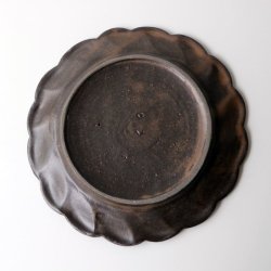 画像3: 石岡信之：枯黒ふくふく6寸皿