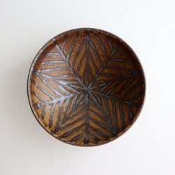 画像1: 城進：鉄絵取鉢（大）