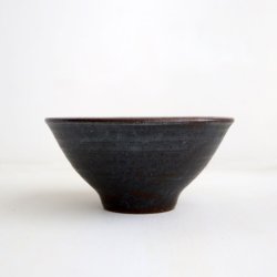 画像2: 城進：鉄絵飯碗（小）
