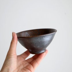 画像4: 城進：鉄絵飯碗（小）