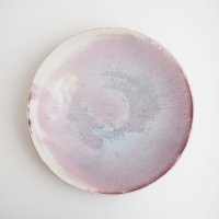 六青：彩流8寸皿 紫