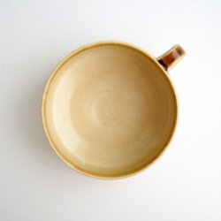 画像2: 増渕篤宥：草花紋掛分けスープマグ