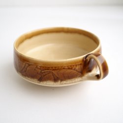 画像5: 増渕篤宥：草花紋掛分けスープマグ