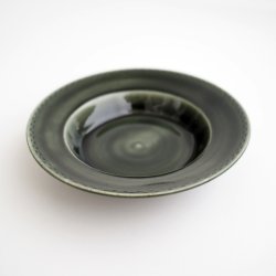 画像5: 増渕篤宥：青釉リム鉢