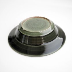 画像4: 増渕篤宥：青釉釉象嵌シチューボウル