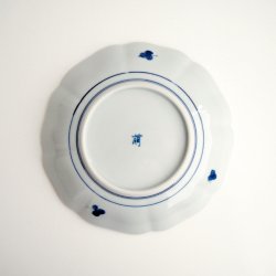 画像3: 萠窯：六寸輪花皿（色絵果実紋）