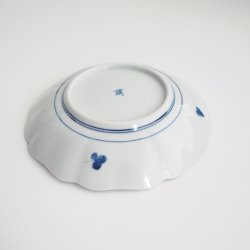 画像4: 萠窯：六寸輪花皿（色絵果実紋）