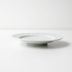 画像2: 岡さつき：白瓷鎬小皿