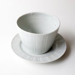 画像4: 岡さつき：白瓷鎬小皿