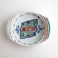 坂場圭十：色絵鍋型鉢（a）