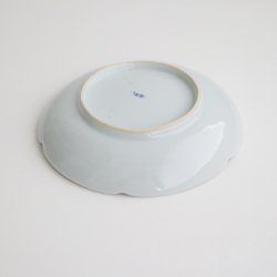 画像4: 清水なお子：色絵花唐草輪花文5.5寸リム皿