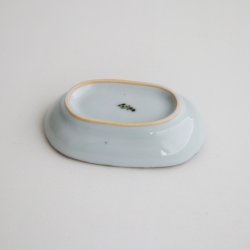 画像4: 清水なお子：色絵ふち鉄書物文楕円豆皿