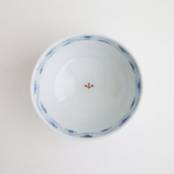 画像2: 清水なお子：色絵飯碗 書物文