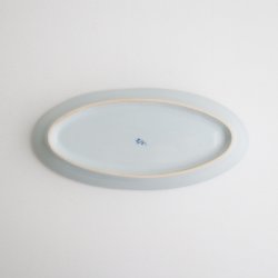 画像3: 清水なお子：色絵波に千鳥文楕円皿（小）