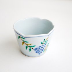 画像5: 清水なお子：色絵花唐草輪花フリーカップ