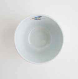 画像2: 清水なお子：色絵花に鳥フリーカップ