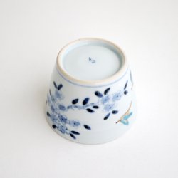 画像4: 清水なお子：色絵花に鳥フリーカップ