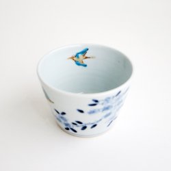 画像5: 清水なお子：色絵花に鳥フリーカップ