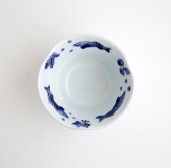 画像2: 清水 なお子：色絵魚藻文小鉢
