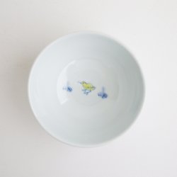 画像2: 清水なお子：色絵飯碗 鶏文