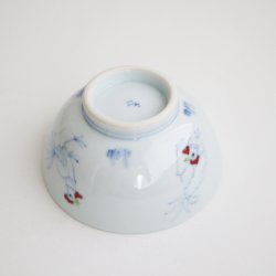 画像4: 清水なお子：色絵飯碗 鶏文