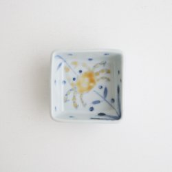 画像1: 清水なお子：色絵角豆鉢（蟹）