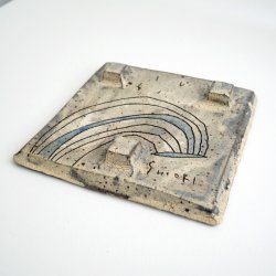 画像4: 清水しおり：三ツ足角台皿（a）
