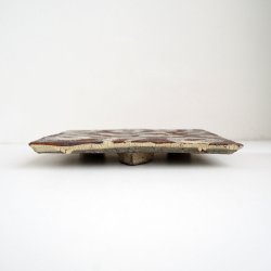 画像2: 清水しおり：三ツ足角台皿（c）