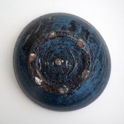 画像3: 清水しおり：7寸青鉢（b）