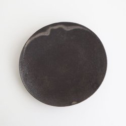 画像1: 高田志保：黒釉楕円取鉢