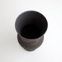 画像2: 高田志保：黒釉足付ミニグラス