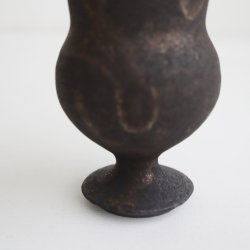 画像4: 高田志保：黒釉足付ミニグラス